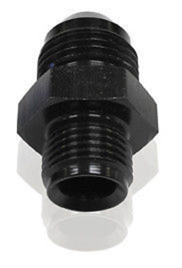 Aeroflow AF705-06BLK Adaptor 11/16 x 18 Inverted Seat to -6 Black