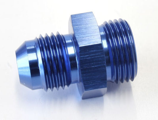 Aeroflow AF706-06 Carter/Edelbrock Fitting -6 Blue 5/8" x 20 to -6An