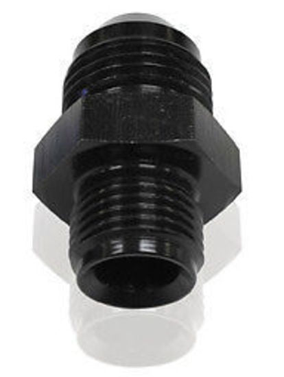 Aeroflow AF707-06BLK 3/8"-24 Inverted Flare to -6Anblack Also Can Be Washer Seal