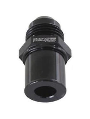 Aeroflow AF708-08RBLK Push In Cover Breather Adapterto -8AN Black Ba to Fg Rear