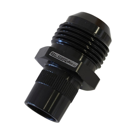 Aeroflow AF708-10-01BLK Press In Cover Breather Adapter Replaces for Nissan 16mm Barb