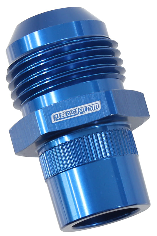 Aeroflow AF708-10-03 Press In Cover Breather Adapte-10AN suits Rb26 Covers