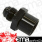 Aeroflow Performance Products AF712-06BLK M16 x 1.5 Female O-Ring Seal Use with Oem Hardline S Black