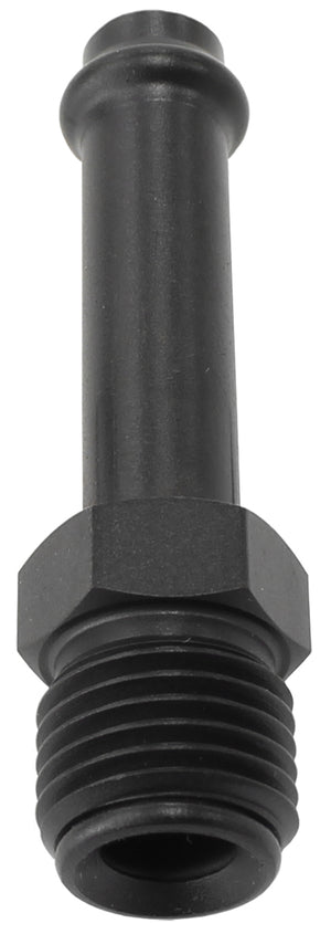 Aeroflow AF714-24BLK Holley / Stromberg Inlet Fitti1/2"-20 Thread to 5/16" Barb