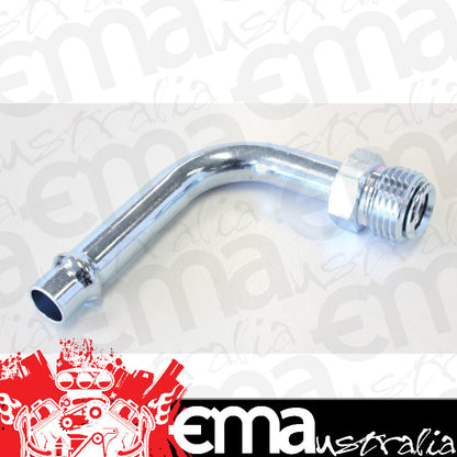 Aeroflow Performance Products AF714-27 Holley Carb Inlet Fittings 5/8Inverted to 3/8" Barb 90 Deg