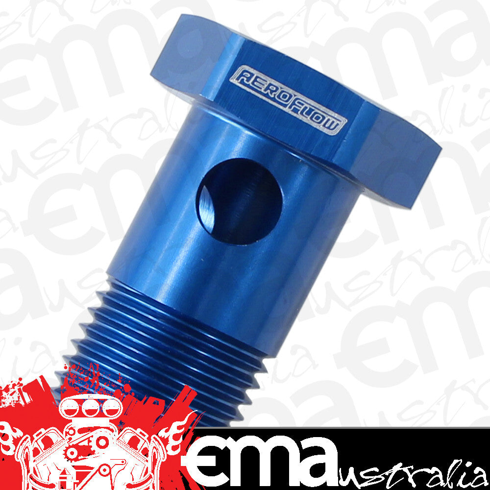 Aeroflow AF717-10 M18 x 1.5 Banjo Bolt Use with -10AN 18mm Banjo