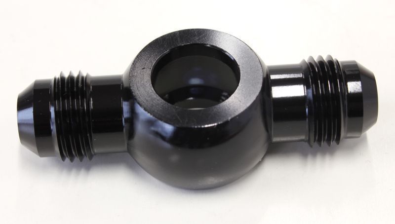 Aeroflow AF721-06-06BLK Banjo 1/2" to Dual -6An