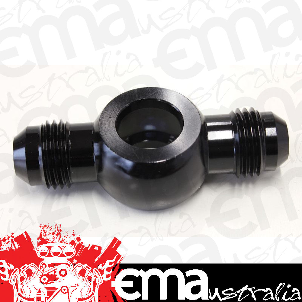 Aeroflow AF721-06-06BLK Banjo 1/2" to Dual -6An
