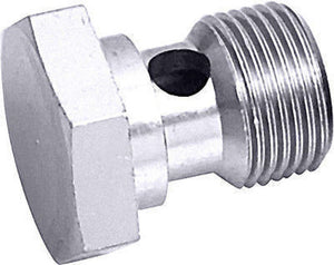 Aeroflow AF722-04S Banjo Bolt 7/16 x 20 Thread Silver