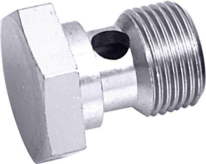 Aeroflow Performance Products AF725-06S Banjo Bolt M14 x 1.5 Thread Silver