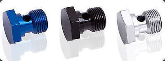 Aeroflow AF726-06BLK Banjo Bolt 5/8"-20 Thread