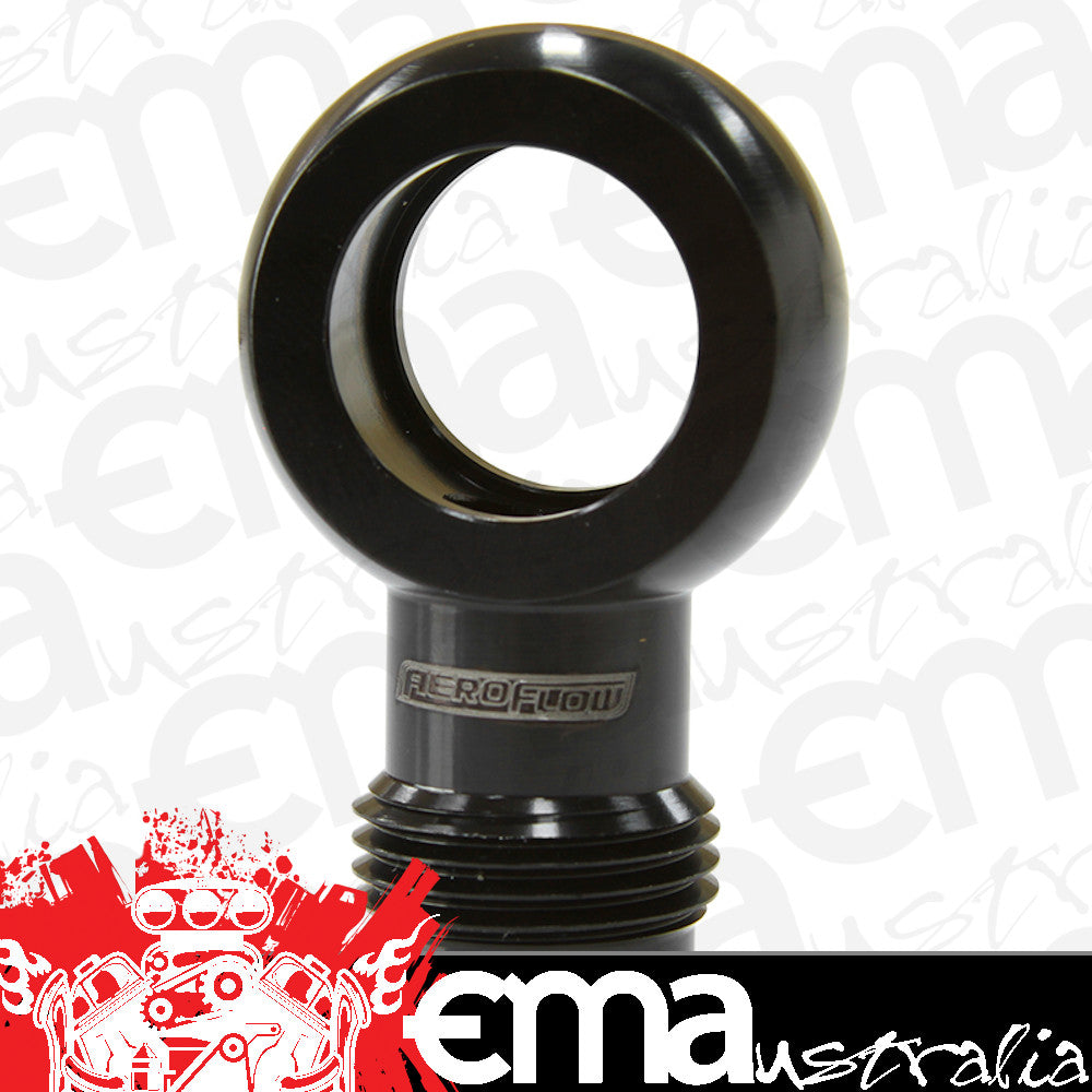 Aeroflow AF726-08BLK Banjo 18mm to -8AN Black
