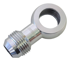 Aeroflow AF726-10S Banjo 18mm to -10AN Silver