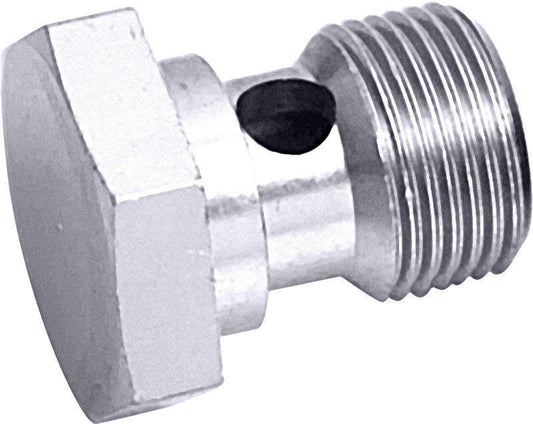 Aeroflow AF727-06S Banjo Bolt 1/2 x 20 Unf Thread Silver