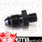 Aeroflow AF728-04BLK Metric M8 x 1.0mm to -4AN Black Male M8x1.0mm to -4An
