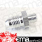 Aeroflow AF728-04S Metric M8 x 1.0mm to -4AN Silver Male M8x1.0mm to -4An