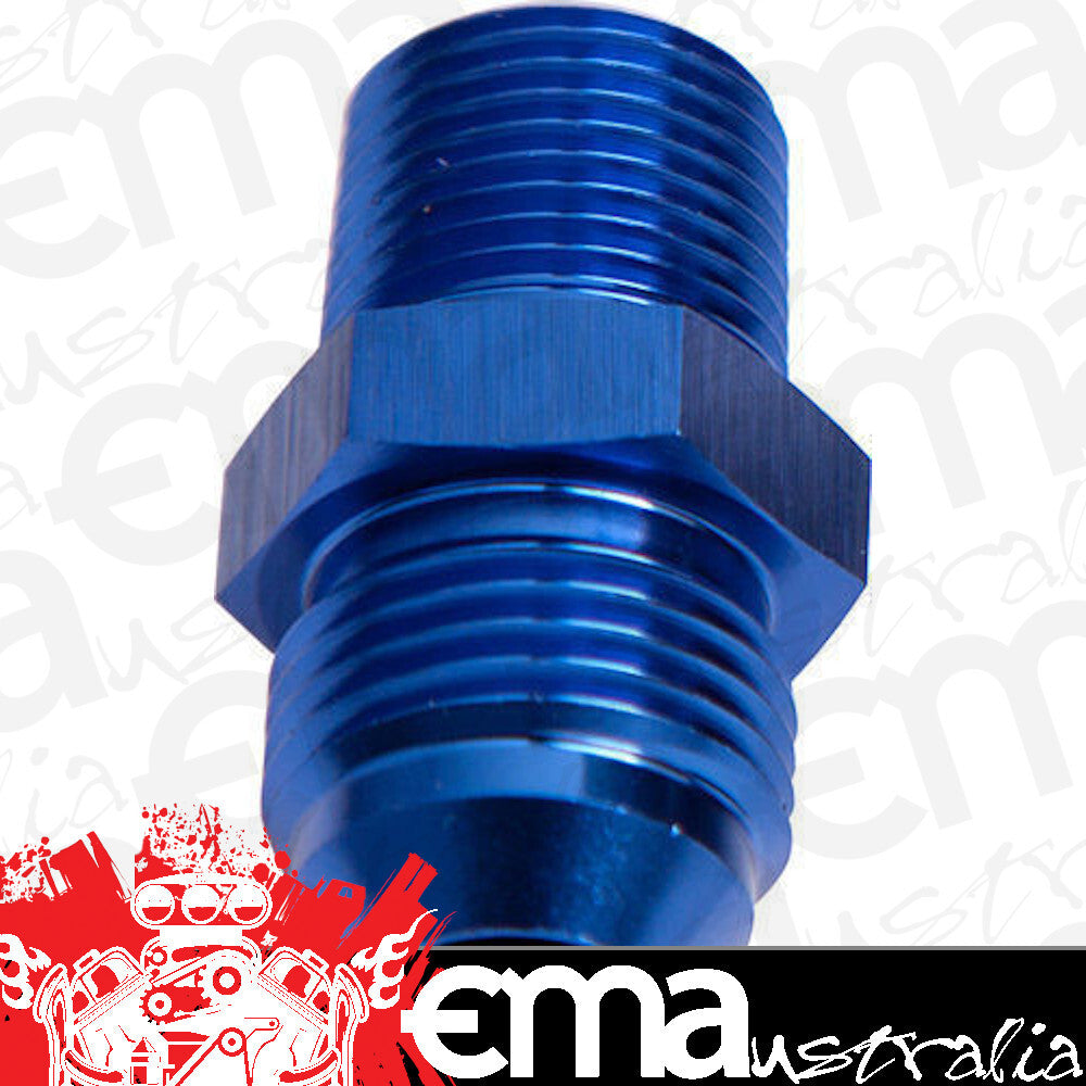 Aeroflow AF729-04 Metric M10 x 1.5mm to -4AN Blue Male M10x1.5mm to -4An