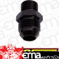 Aeroflow AF729-04BLK Metric M10 x 1.5mm to -4AN Black Male M10x1.5mm to -4An