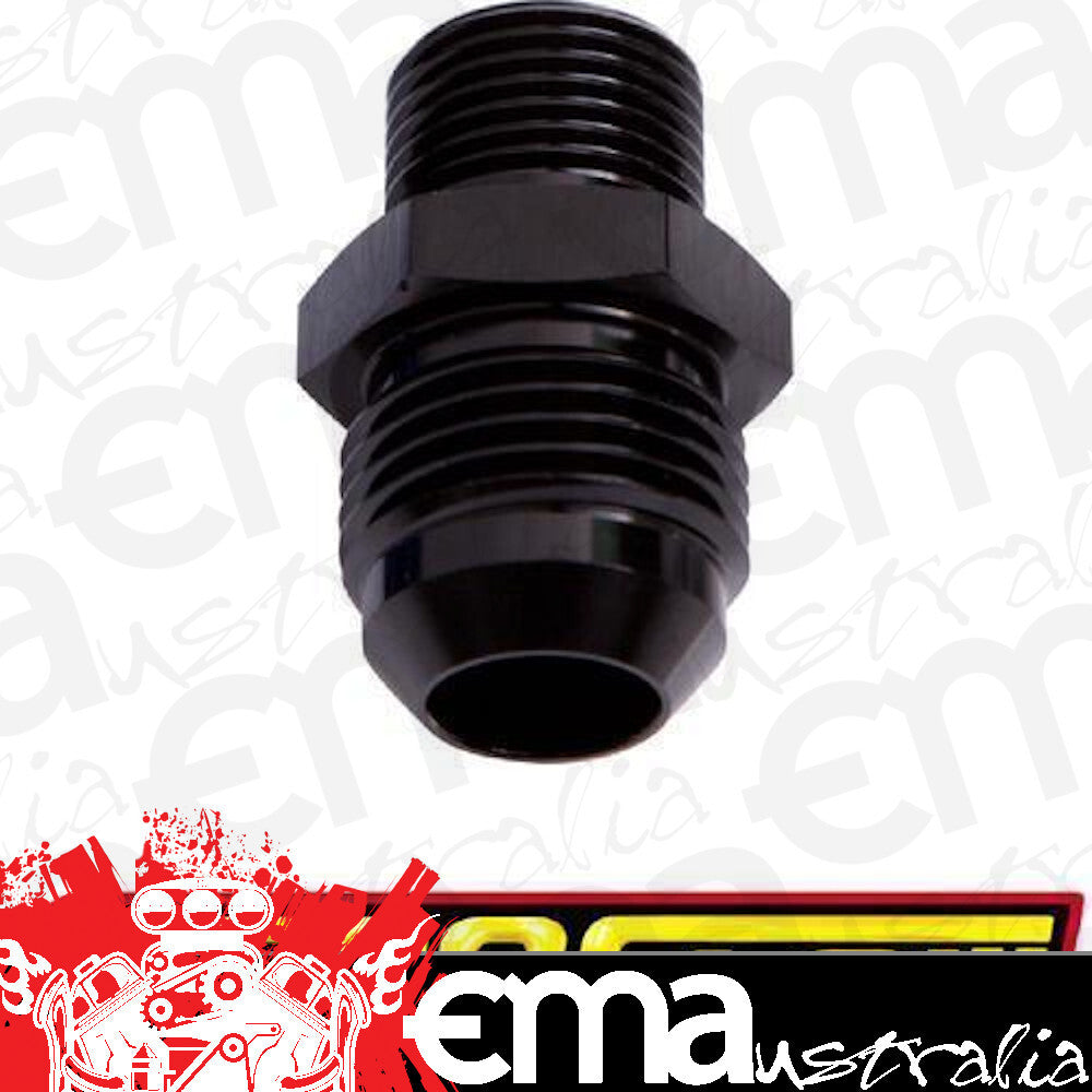 Aeroflow AF729-04BLK Metric M10 x 1.5mm to -4AN Black Male M10x1.5mm to -4An