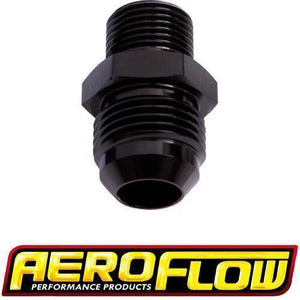 Aeroflow AF729-04BLK Metric M10 x 1.5mm to -4AN Black Male M10x1.5mm to -4An