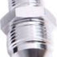 Aeroflow AF729-06S Metric M10 x 1.0mm to -6AN Silver Male M10x1.0mm to -6An
