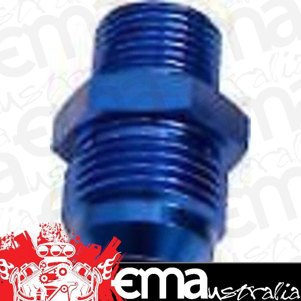 Aeroflow AF729-08 Metric M10 x 1.5mm to -8AN Blue Male M10x1.5mm to -8An
