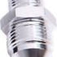 Aeroflow AF729-08S Metric M10 x 1.5mm to -8AN Silver Male M10x1.5mm to -8An