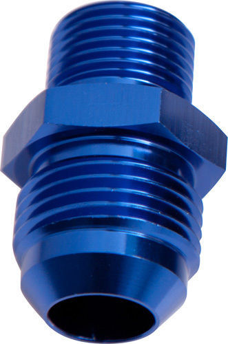 Aeroflow AF730-06 Metric M12 x 1.25 to -6AN Blue Male M12x1.25mm to -6An