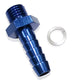 Aeroflow AF731-03 Metric M12 x 1.5mm to 1/2 Barb Blue Male M12x3/8" Male Barb