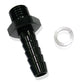 Aeroflow AF731-03BLK Metric M12 x 1.5mm to 1/2 Barb Black Male M12x3/8" Male Barb