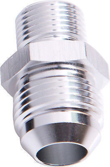 Aeroflow AF732-12S Metric M14 x 1.5mm to -12AN Silver Male M14x1.5mm to -12An