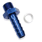 Aeroflow AF734-03 Metric M18 x 1.5mm to 5/8 Barb Blue Male M18 x 5/8" Barb