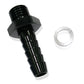 Aeroflow AF734-03BLK Metric M18 x 1.5mm to 5/8 Barb Black Male M18 x 5/8" Barb