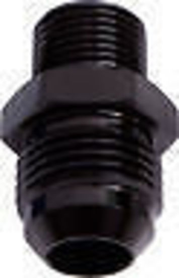 Aeroflow AF734-06BLK Metric M18 x 1.5mm to -6AN Black Male M18x1.5mm to -6An