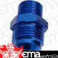 Aeroflow AF734-08 Metric M18 x 1.5mm to -8AN Blue Male M18x1.5mm to -8An