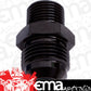 Aeroflow AF736-04BLK Metric M22 x 1.5mm to -4AN Black Male M22 x 1.5mm to -4An