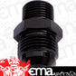 Aeroflow AF736-08BLK Metric M22 x 1.5mm to -8AN Black Male M22 x 1.5mm to -8An