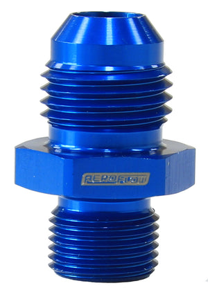 Aeroflow AF738-06 Metric M12 x 1.0mm to -6AN Blue Male M12x1.0mm to -6An