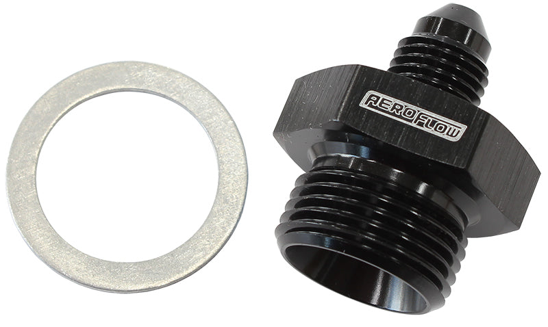 Aeroflow Performance Products AF740-03BLK 11/16"-20 Washer Seal to -3AN suits Wilwood Master Cylinders
