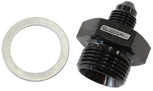 Aeroflow AF740-03BLK 11/16"-20 Washer Seal to -3AN suits Wilwood Master Cylinders