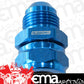 Aeroflow AF741-06-06 3/8" Barb to -6AN Adapter Blue Converts Male Barb to An