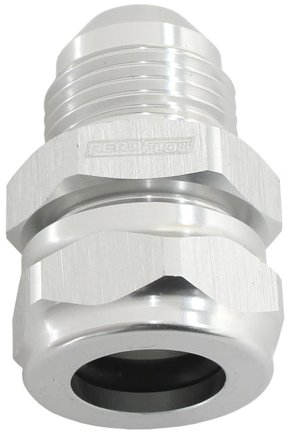 Aeroflow AF741-08-05S 5/16" Barb to -8AN Adapter Silver Convert Male Barb to An