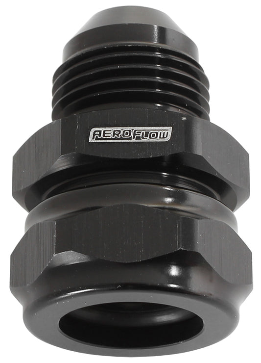 Aeroflow AF741-10-12BLK 3/4" BARB TO -10AN ADAPTER BLACK CONVERT MALE BARB TO AN