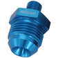 Aeroflow AF743-10 Metric to Male Flare Adapter M10 x 1mm to -10AN Blue Finish