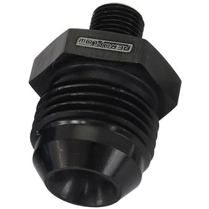 Aeroflow AF743-10BLK Metric to Male Flare Adapter M10 x 1mm to -10AN Black Finish
