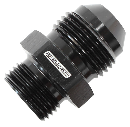 Aeroflow AF753-12BLK 5/8" BSPP to -12AN Washer Sealbritish Std Pipe Parallel