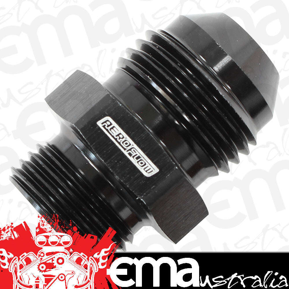 Aeroflow AF753-12BLK 5/8" BSPP to -12AN Washer Sealbritish Std Pipe Parallel