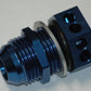 Aeroflow AF777-10 Bolt In -10AN Breather Cast Or Fabricated Covers Blue