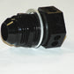 Aeroflow AF777-10BLK Bolt In -10AN Breather Cast Or Fabricated Covers Black