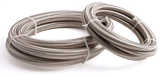 Aeroflow Performance Products AF800-06-2M #6 Nylon Braided A/C Hose Stainless Outer 2 Meter Length